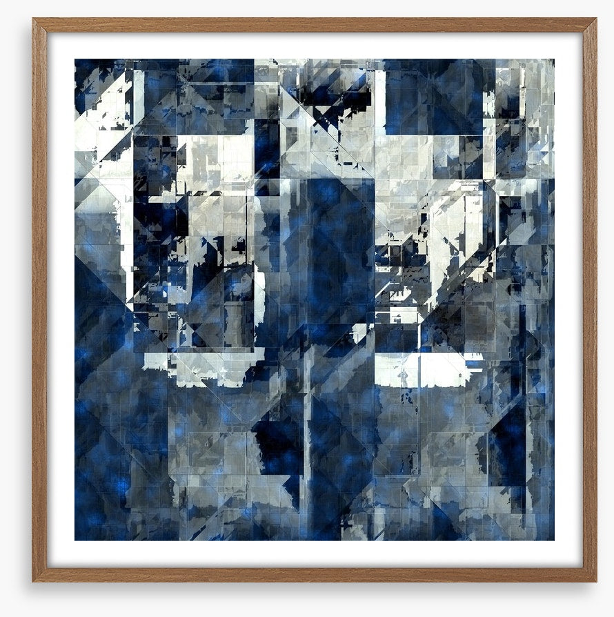Steely blue