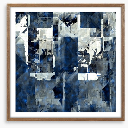 Steely blue