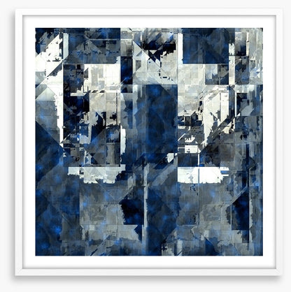 Steely blue
