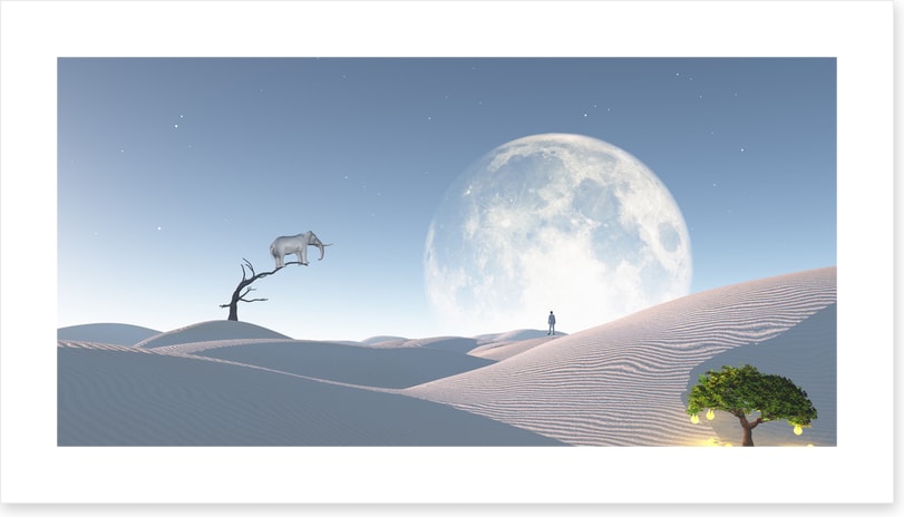 Dunes to the moon