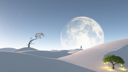 Dunes to the moon