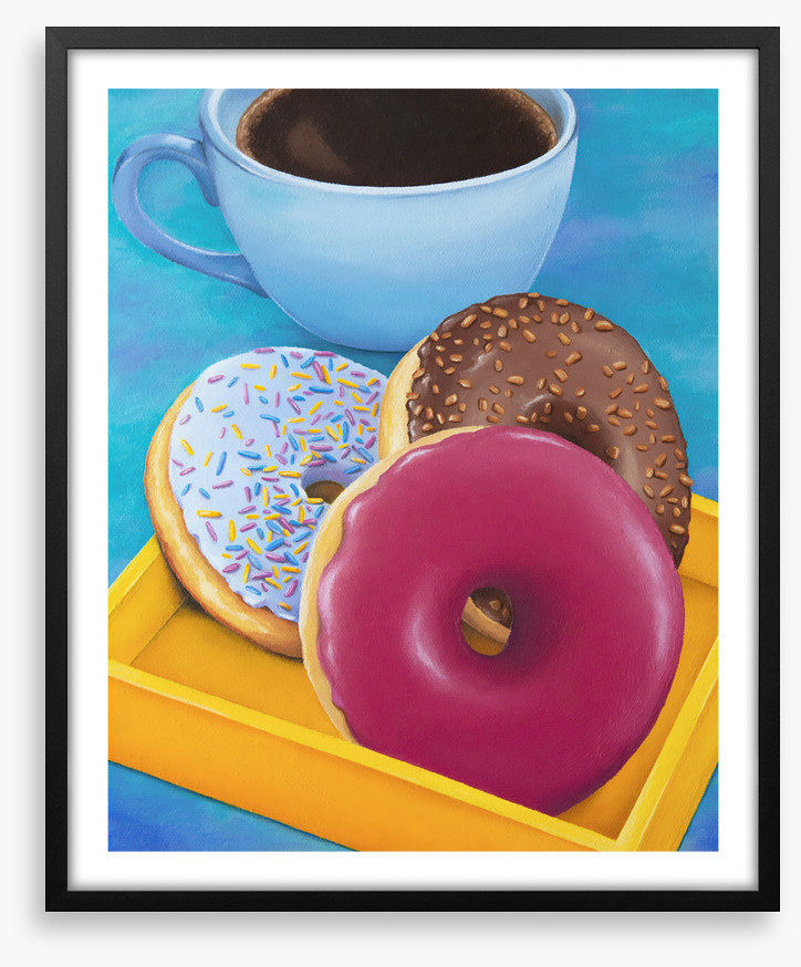 Three donuts