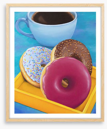Three donuts