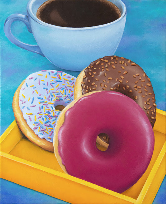 Three donuts