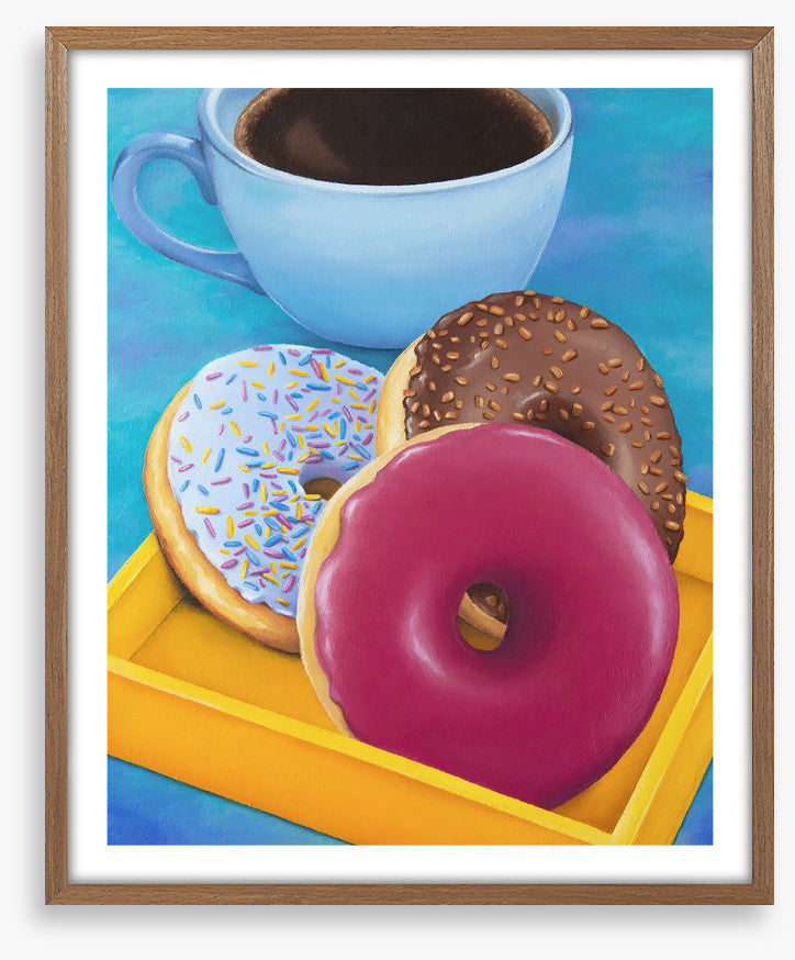 Three donuts