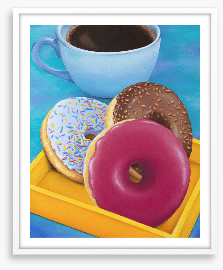Three donuts