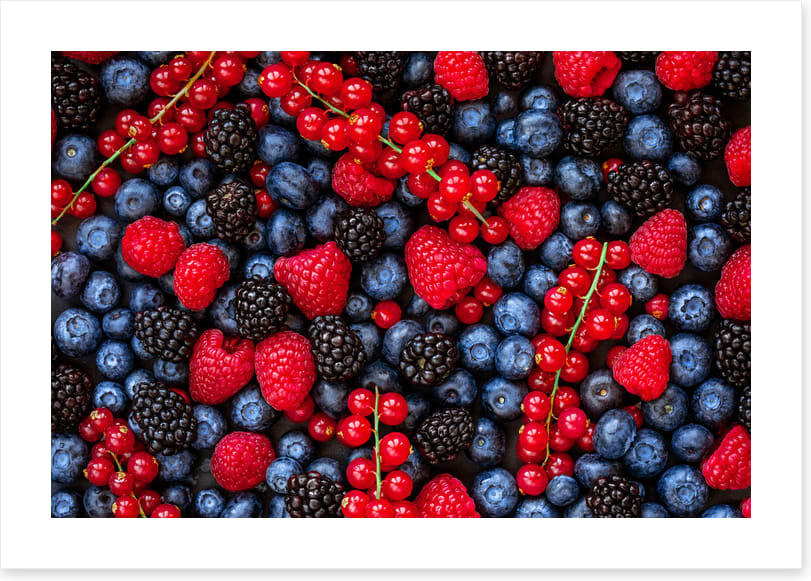 Merry with berries