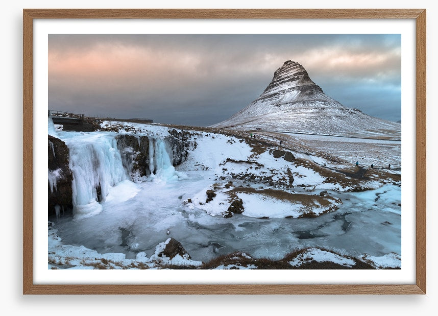 Frozen Kirkjufellsfoss