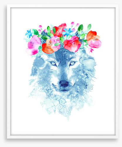 Floral wolf