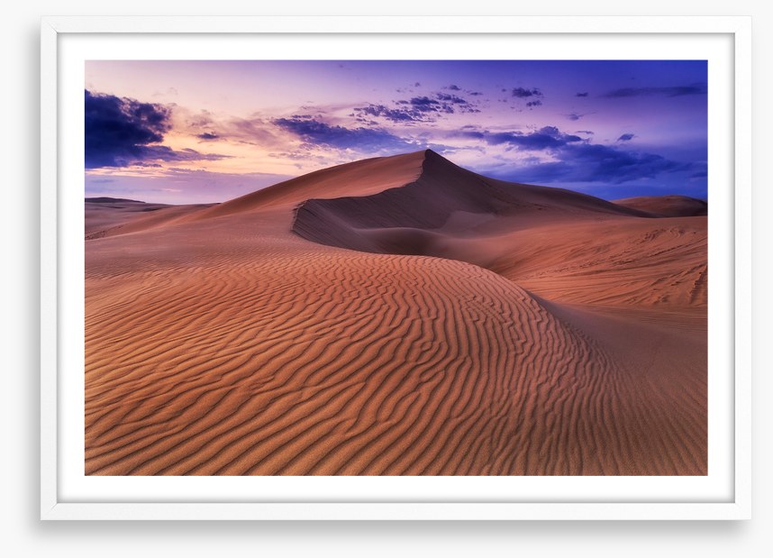 Dunes at dusk