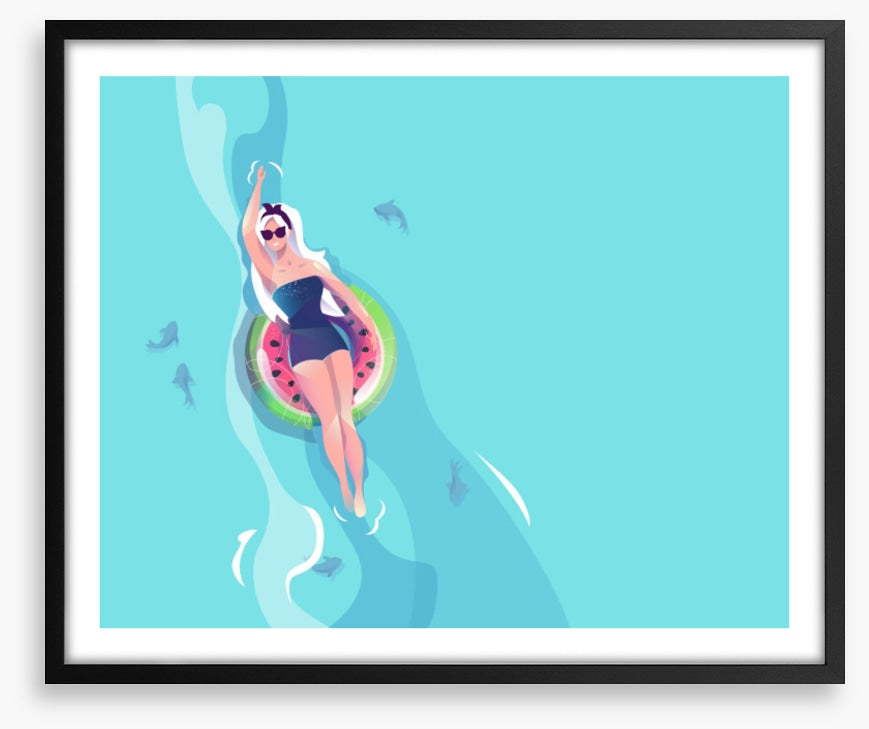 Floating with the fishes