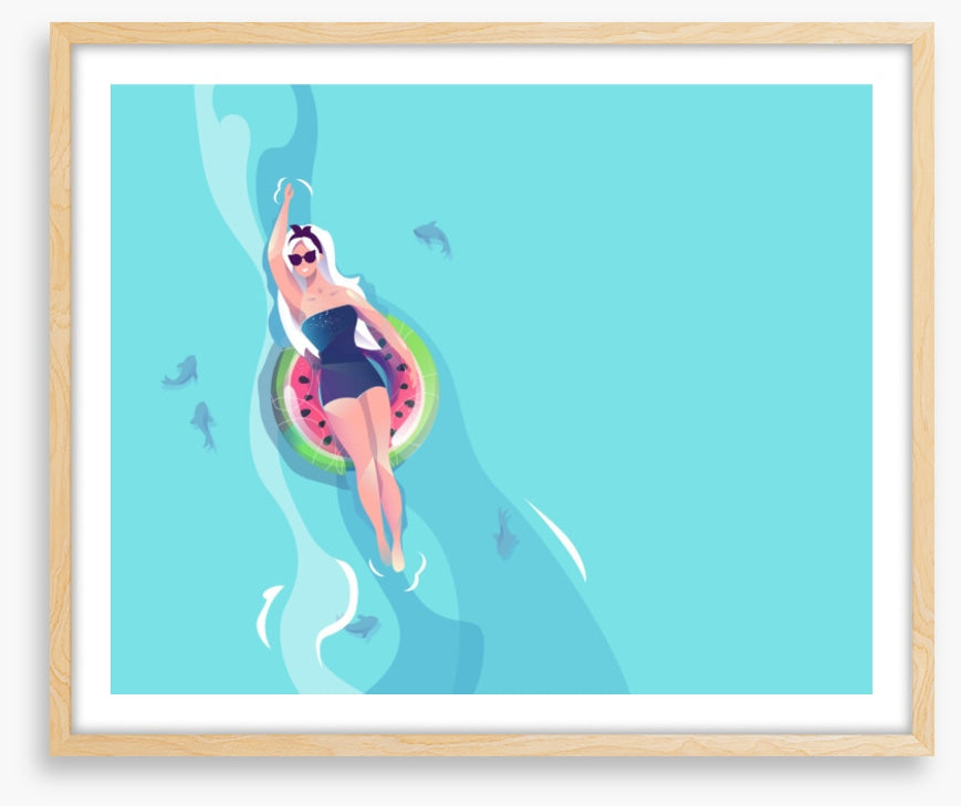 Floating with the fishes