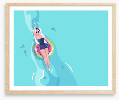 Floating with the fishes