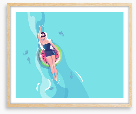 Floating with the fishes