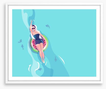 Floating with the fishes