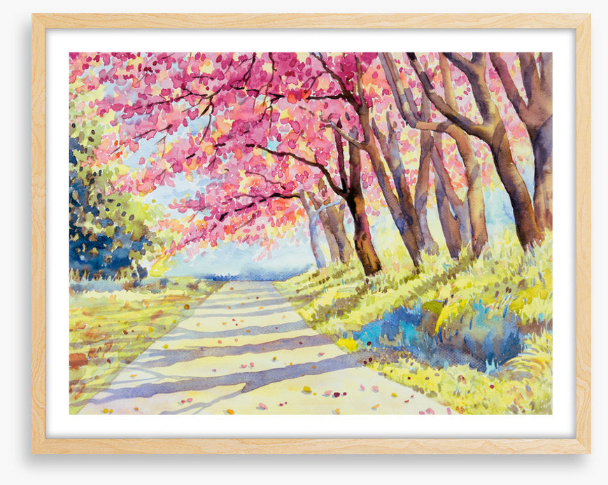 Path through spring