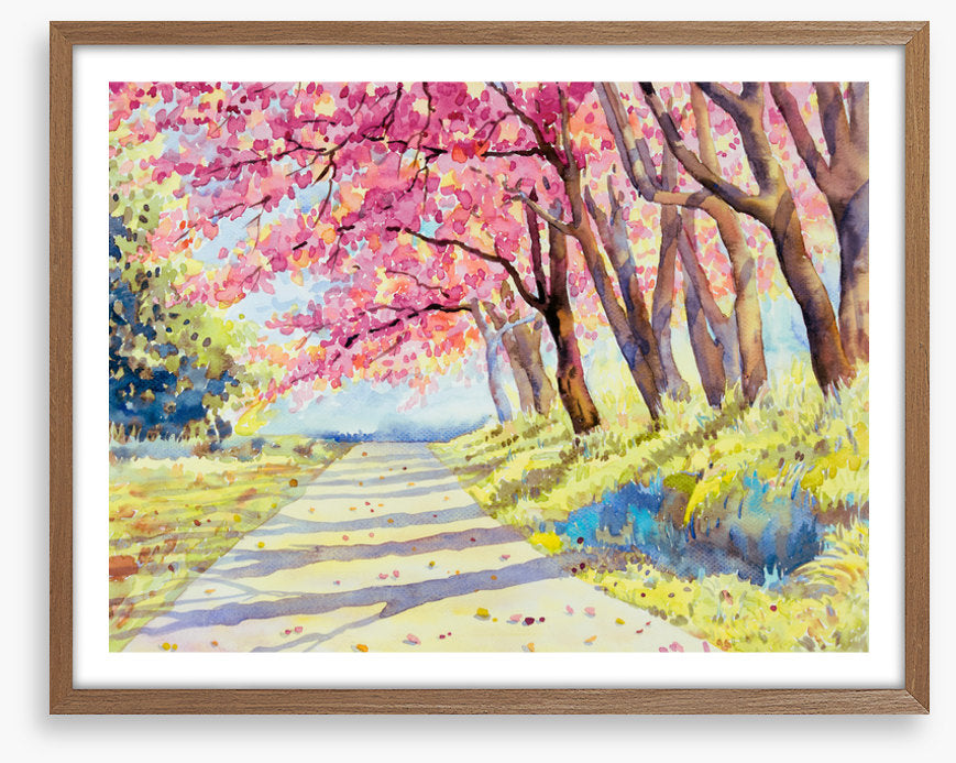 Path through spring