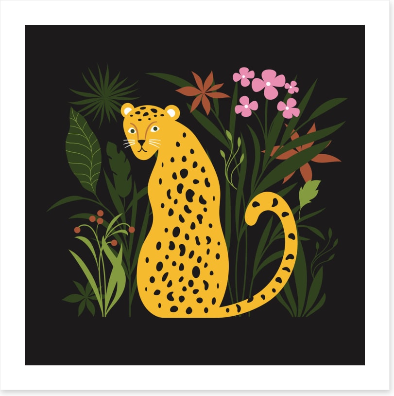 Leopard looks back