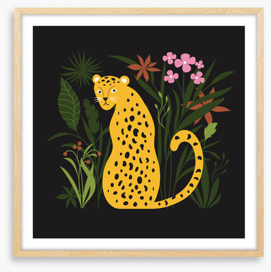 Leopard looks back