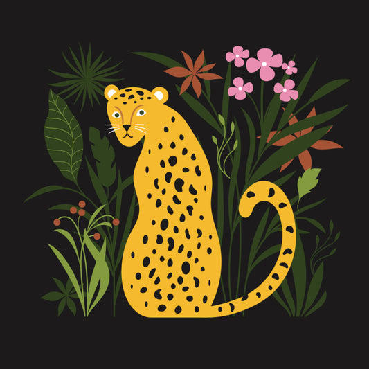 Leopard looks back