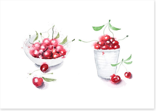 Sweet cherry cups