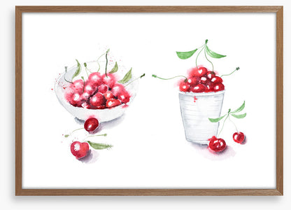 Sweet cherry cups