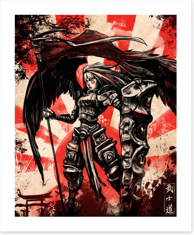 The angel warrior