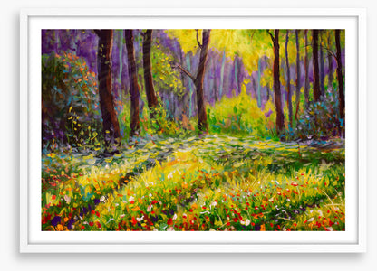 Grass in the glade