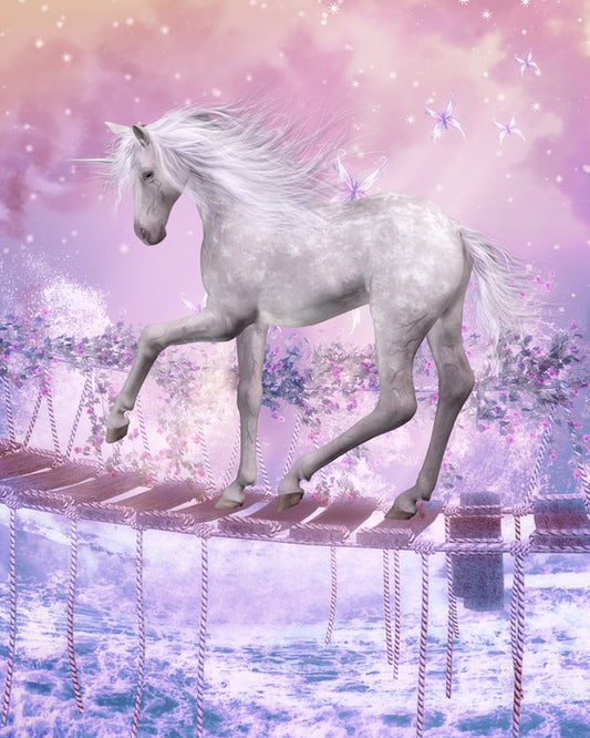 Unicorn on the bridge