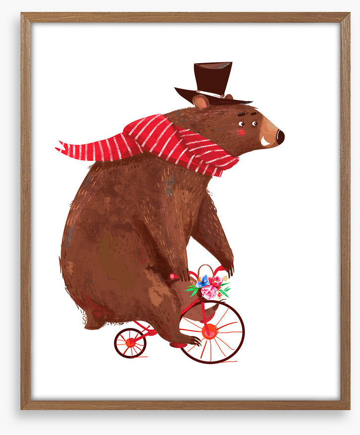 Big bear, little bike