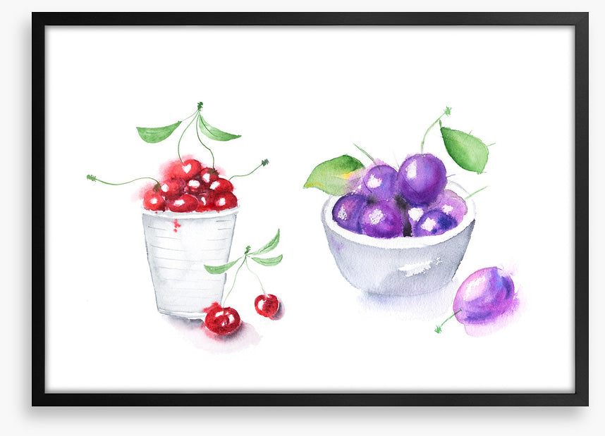 Cherry cup plums