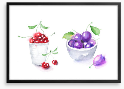 Cherry cup plums