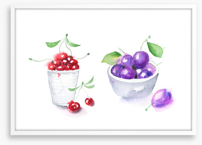Cherry cup plums