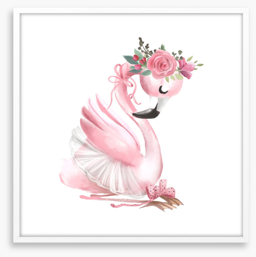 Baby flamingo ballet