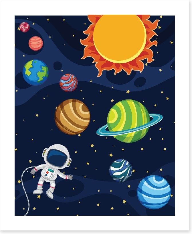 Solar system selfie
