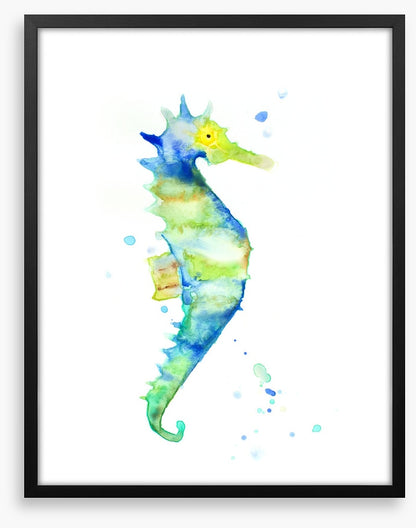 Seahorse aquarelle