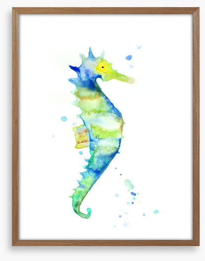 Seahorse aquarelle