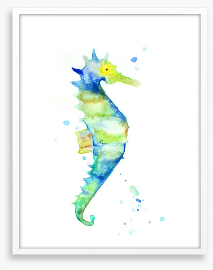 Seahorse aquarelle