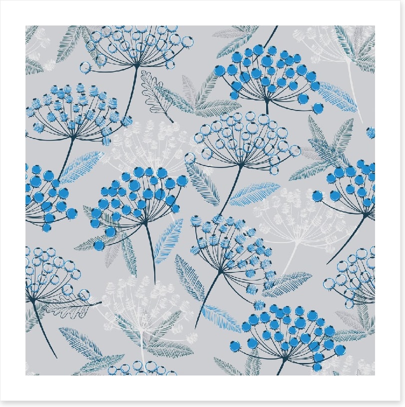 Blue winterberries