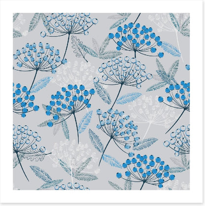 Blue winterberries