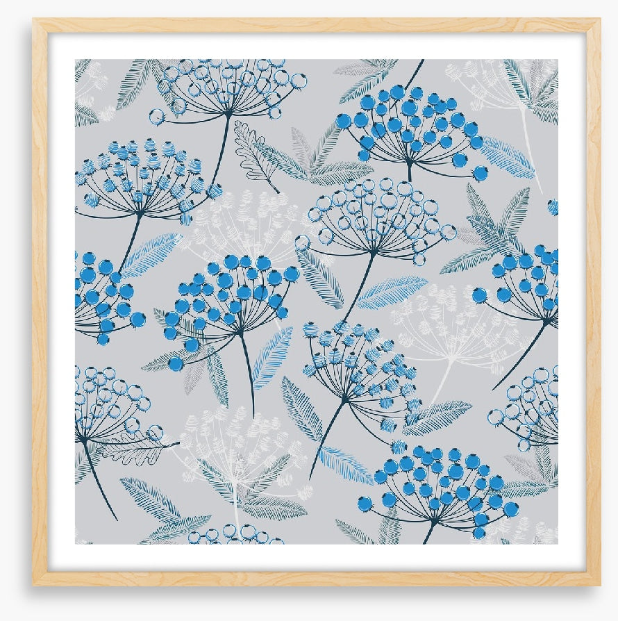 Blue winterberries