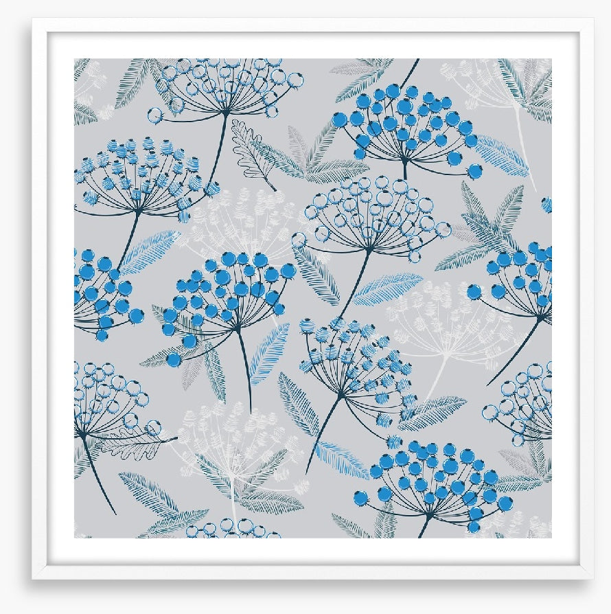 Blue winterberries