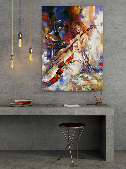 The girl and the cello