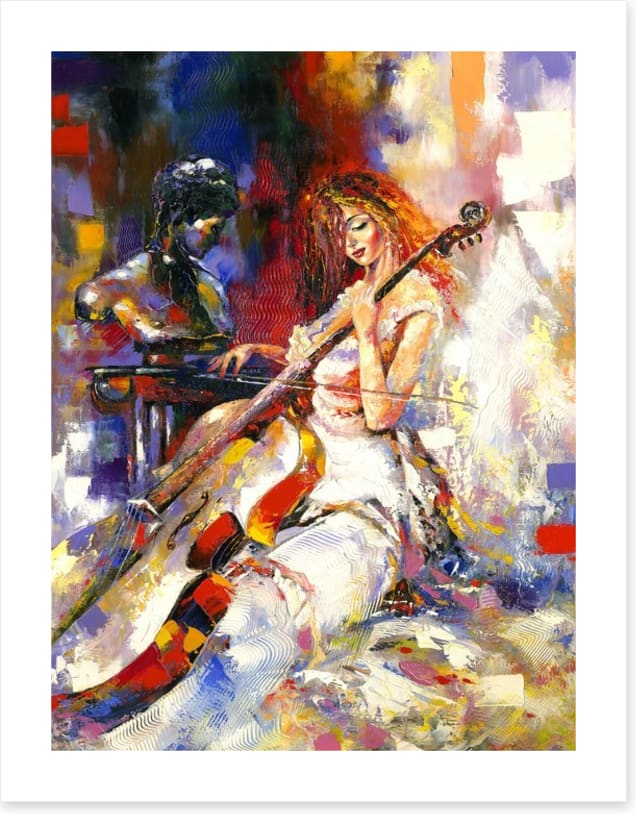 The girl and the cello