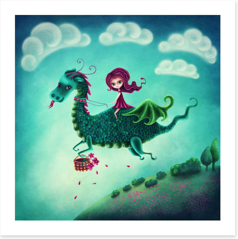 Flower dragon ride