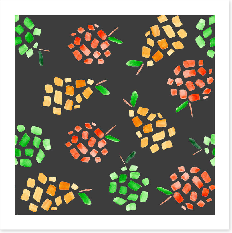 Pieces of fruit