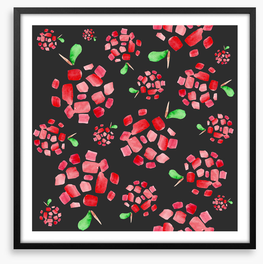 Red apple pieces