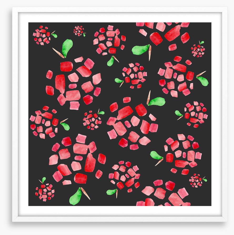 Red apple pieces