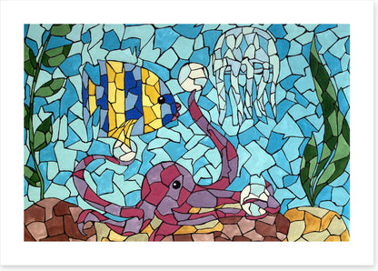Making friends mosaic