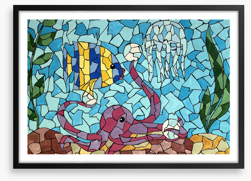 Making friends mosaic